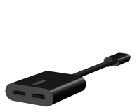 Belkin Adapter 2 USB-C do audio i ładowania PD 60W, czarny - 1330455 - zdjęcie 2